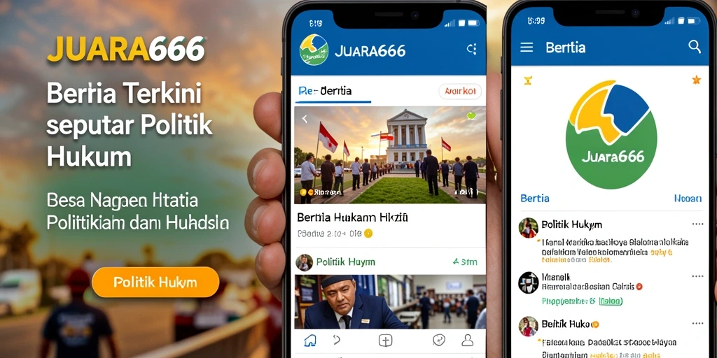 Antarmuka intuitif JUARA666 menampilkan berita Politik Hukum dengan jelas.