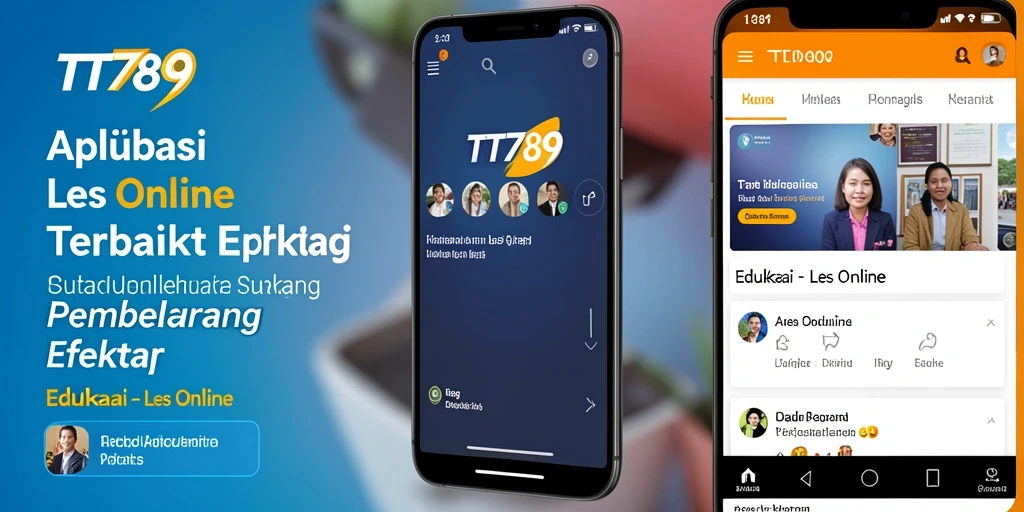 Antarmuka aplikasi TT789 yang intuitif dan menarik untuk pembelajaran.
