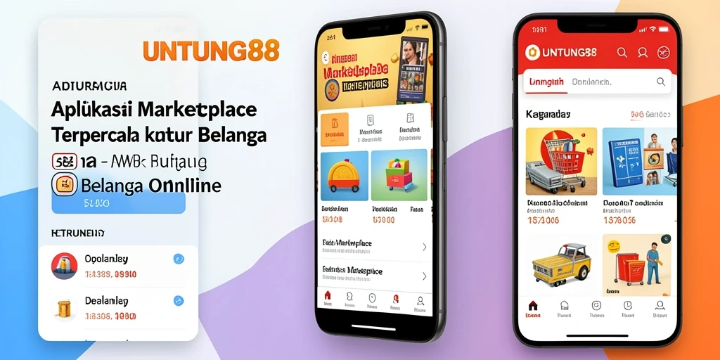 Tampilan antarmuka aplikasi UNTUNG88 yang sederhana dan intuitif.